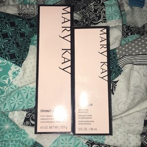 Time moisturizer and cleanser